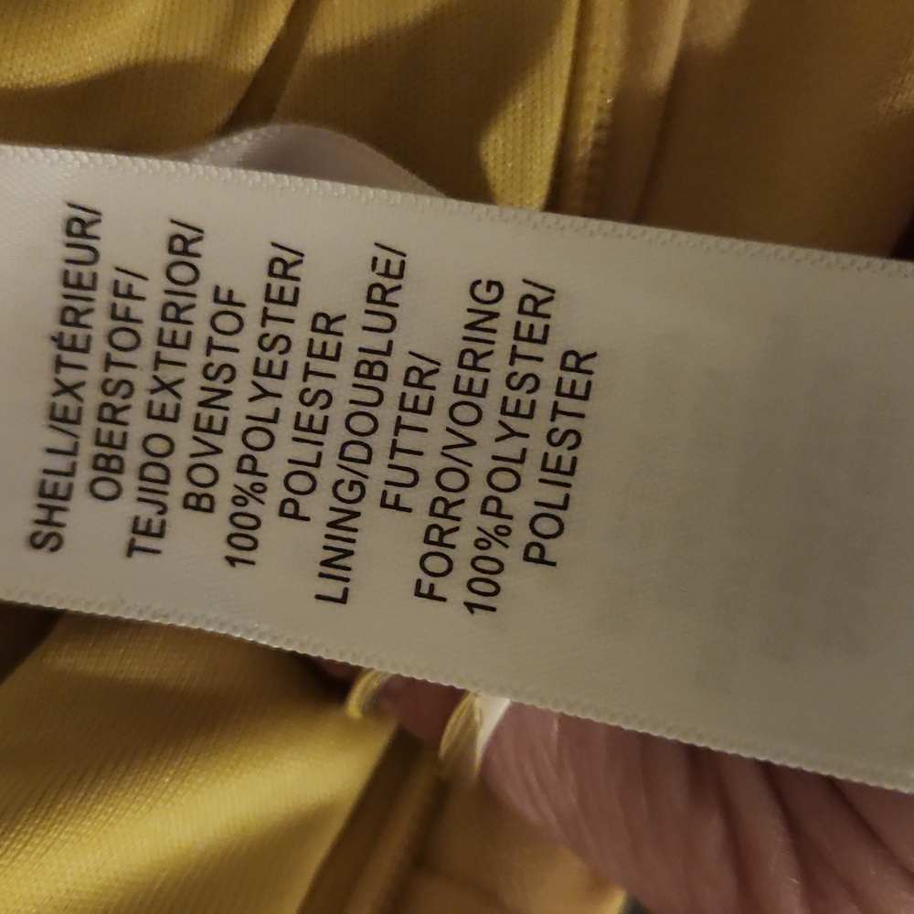 Adrianna Papell Yellow Ruffle Jumpsuit - Picture 11 of 11
